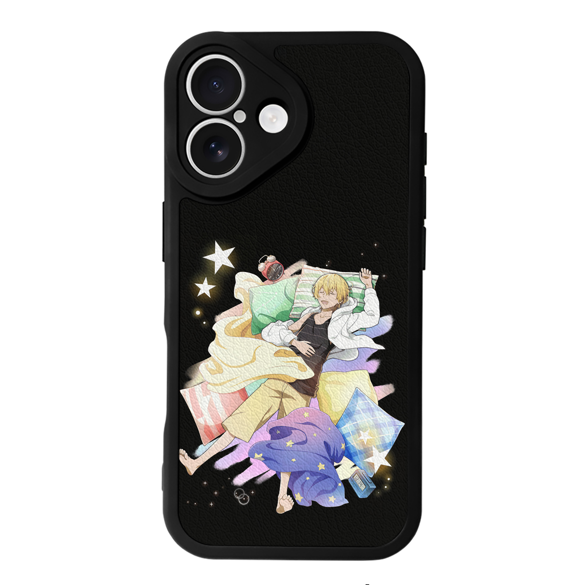 （画像用） 文豪ストレイドッグス Bungo Stray Dogs 【iPhone 16シリーズ対応】シリコンスマホケース（レザー調） 材質：シリコン